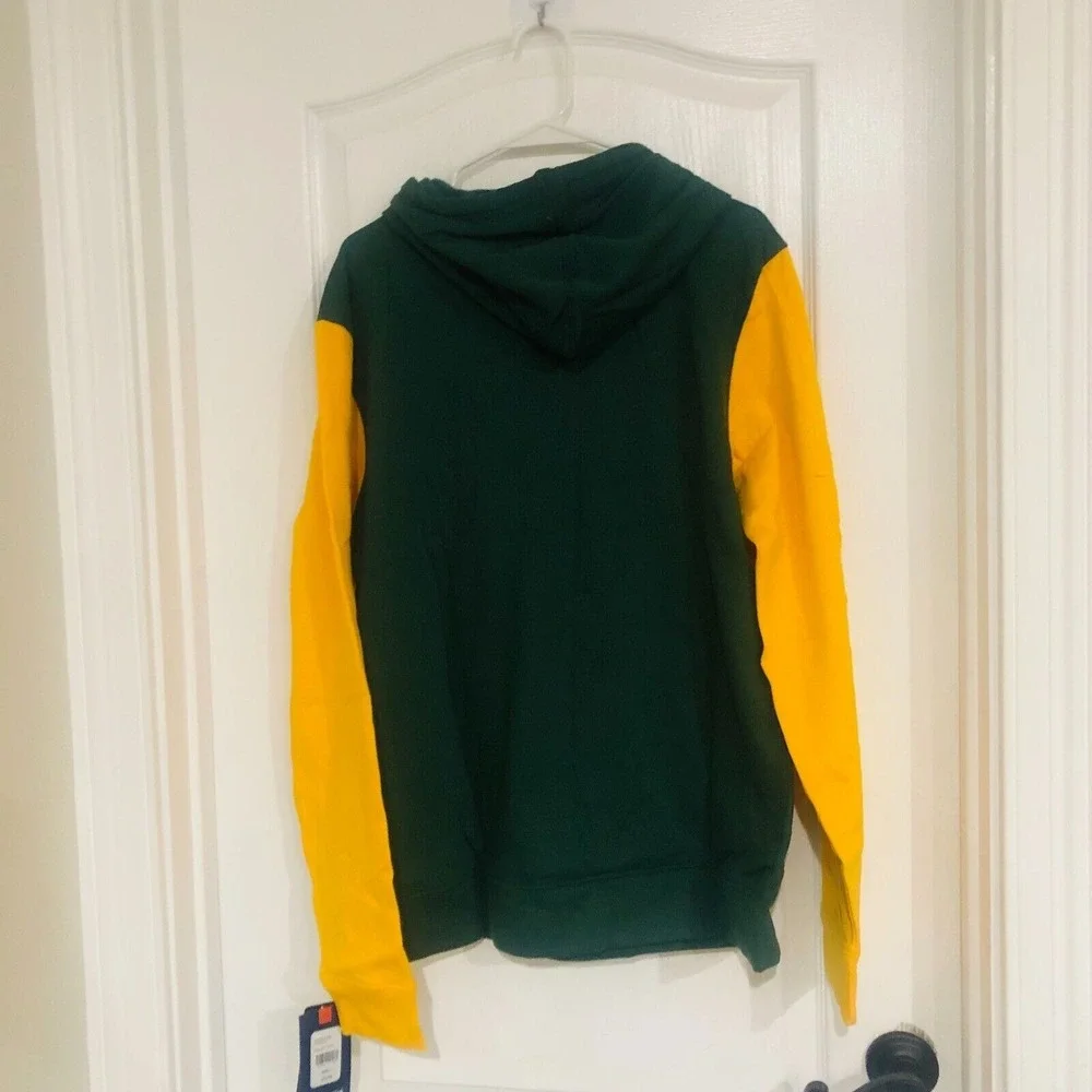 Fanatics Green Bay Packers NFL Hoodie Mens Large Green Gold Pullover Sweatshirt - Picture 6 of 8